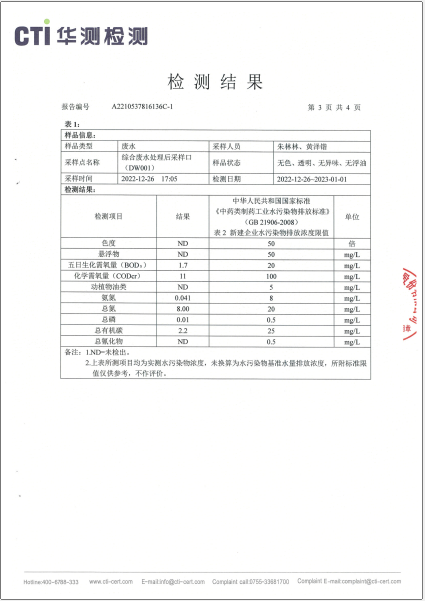 ng电子游戏废水检测汇报-2022-3