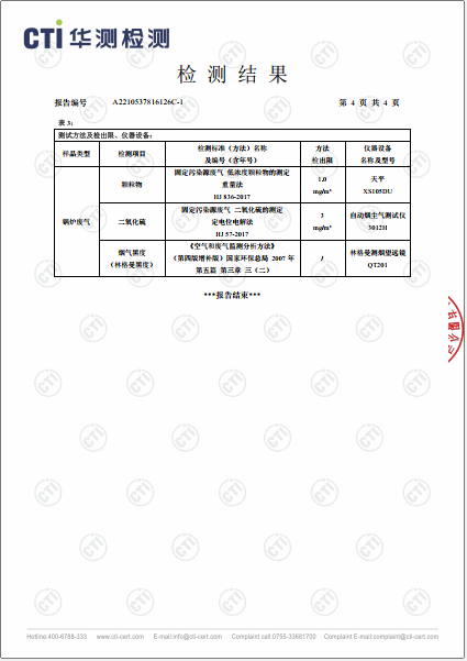 ng电子游戏废气检测汇报-2022-4